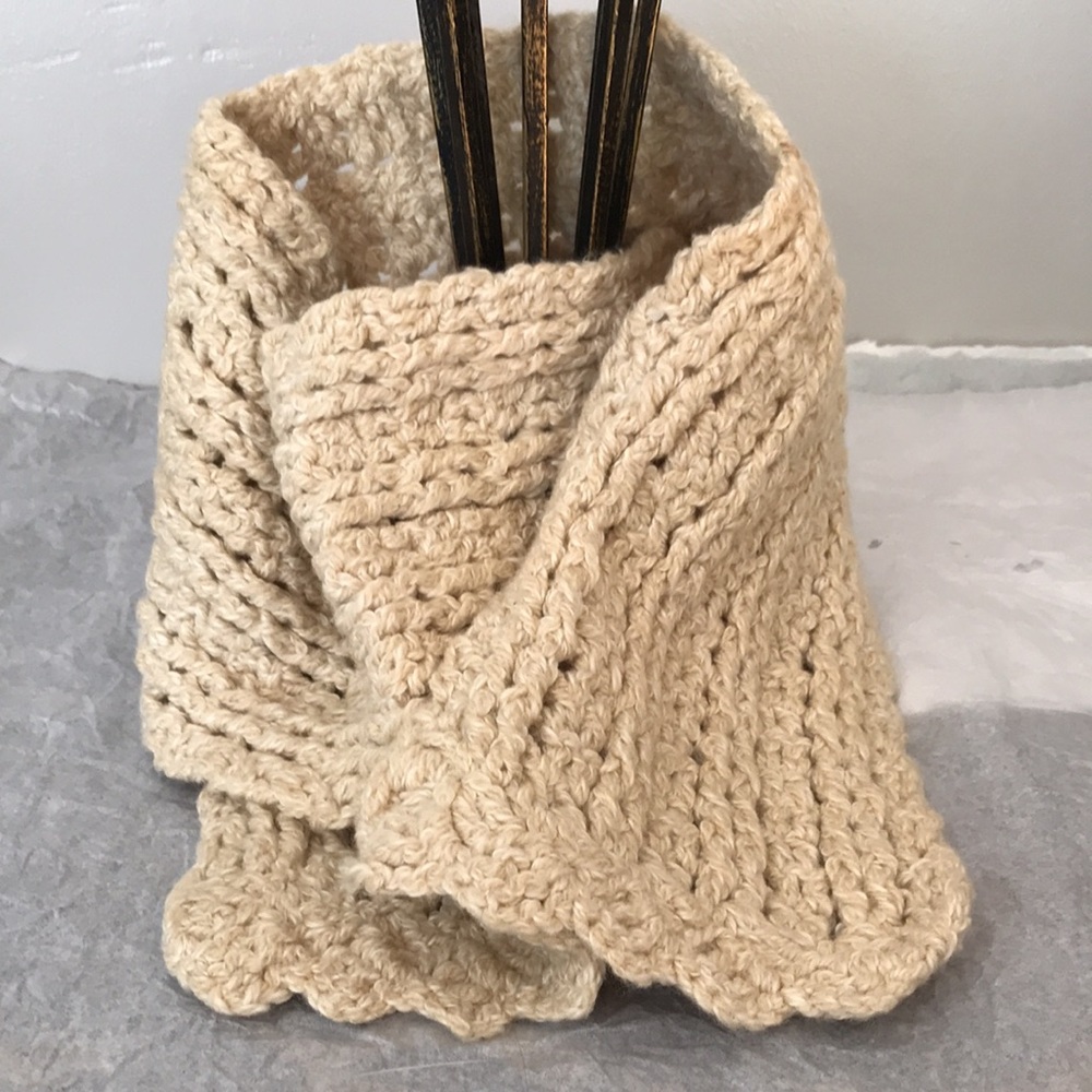 Brown knit Scarf